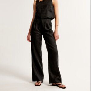 A&F Sloane Tailored Linen-Blend Pant
